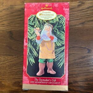 Vintage 1999 new in box Hallmark Keepsake‎ Collectors Club The Toymakers Gift